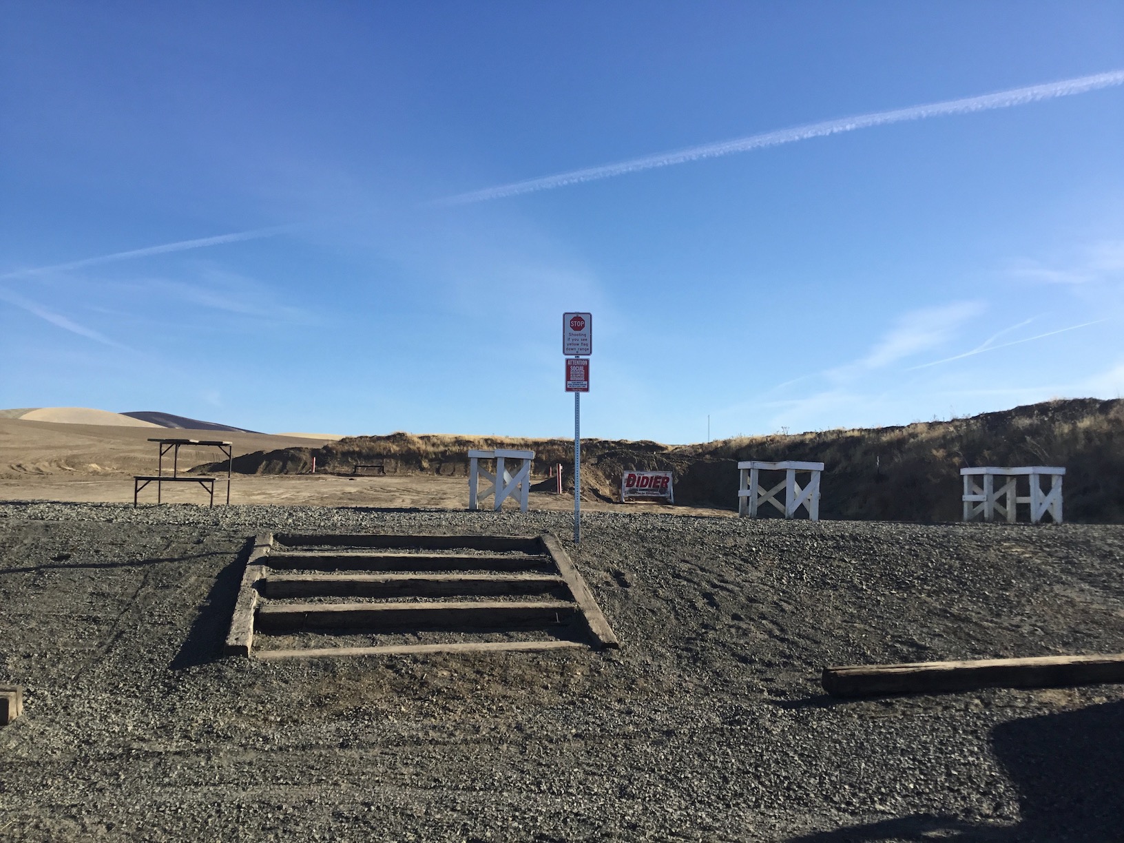 Primary access to new firing line